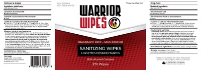 270 Wipes (Warrior Wipes 270)